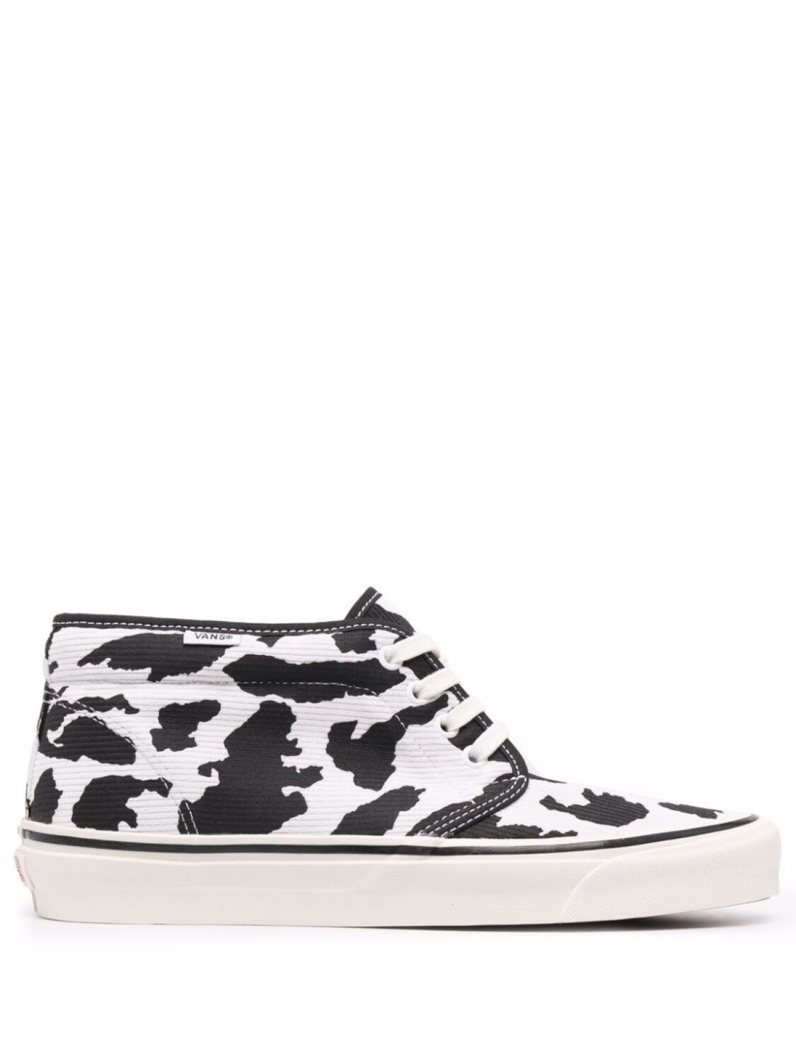 Vans кеды с леопардовым принтом, белый