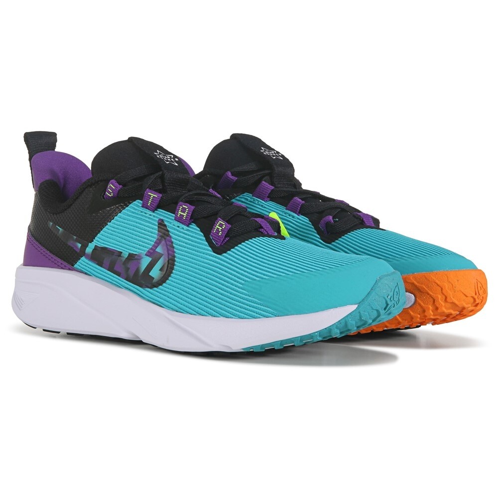 

Детские кроссовки для бега Star Runner 4 Little Kid Nike, бирюзовый