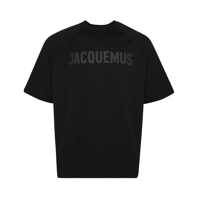 Футболка Jacquemus Le Typo 'Black', черный