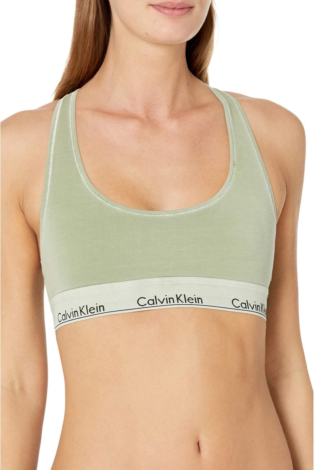 

Бюстгальтер без подкладки Naturals Modern Cotton Mineral Dye Calvin Klein Underwear, цвет Eco Green