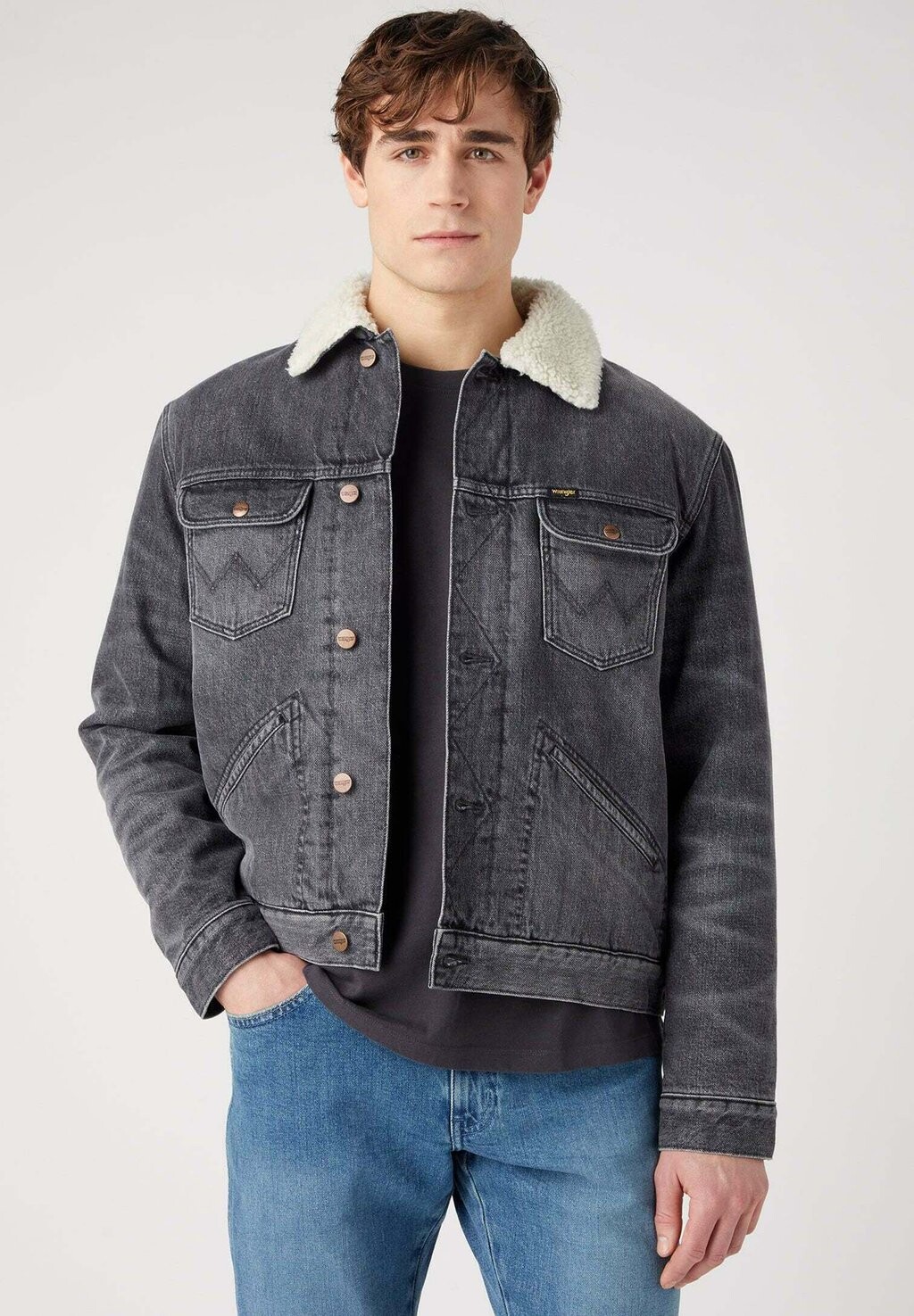 

Джинсовая куртка Wrangler, цвет grau