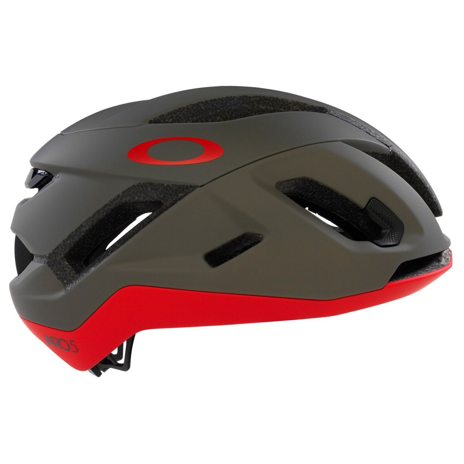 

Велосипедный шлем Oakley ARO5 Race, цвет Matte Dark Brush/Redline, Серый