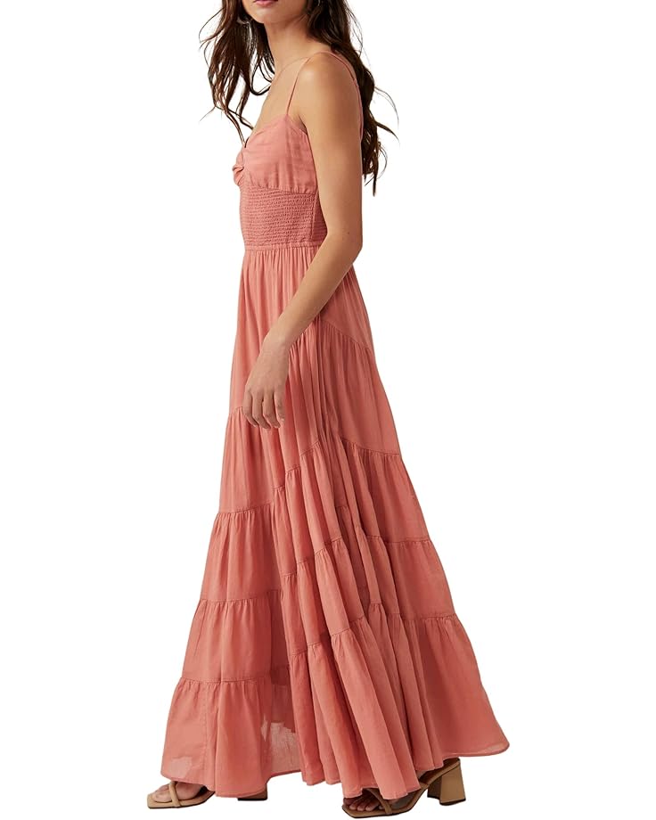 Платье Free People Sundrenched Solid Maxi, цвет Canyon Clay