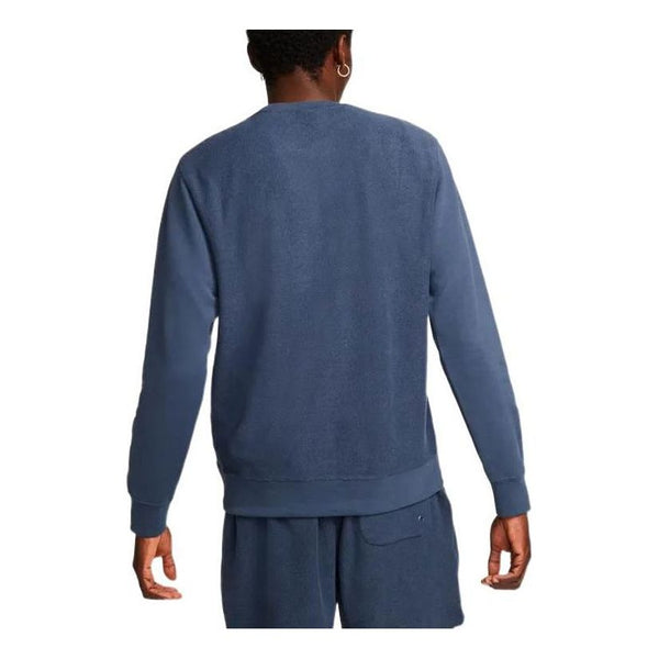 толстовка nike front logo sweatshirt black черный Толстовка Nike front towelling logo sweatshirt 'Navy blue', синий