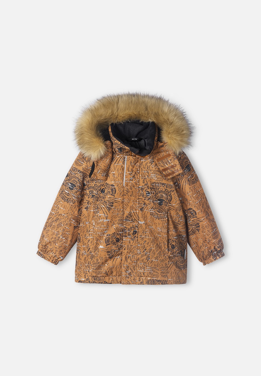 цена Куртка детская Reima Reimatec Sprig зимняя, коричневый