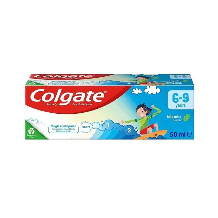 Зубная паста Mild Mint Pasta de Dientes Infantil Colgate, 50 ml зубная паста ultra active foam pasta de dientes blanqueadora colgate 50 ml