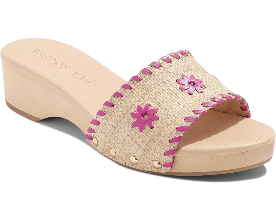 

Туфли Jack Rogers Breakers Clog Sandal, цвет Rattan/Fuchsia