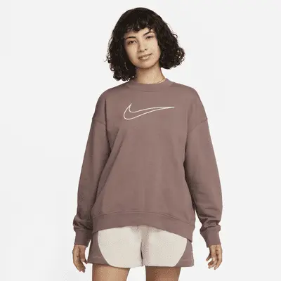 

Толстовка Nike Dri-FIT Get Fit, цвет Plum Eclipse/White
