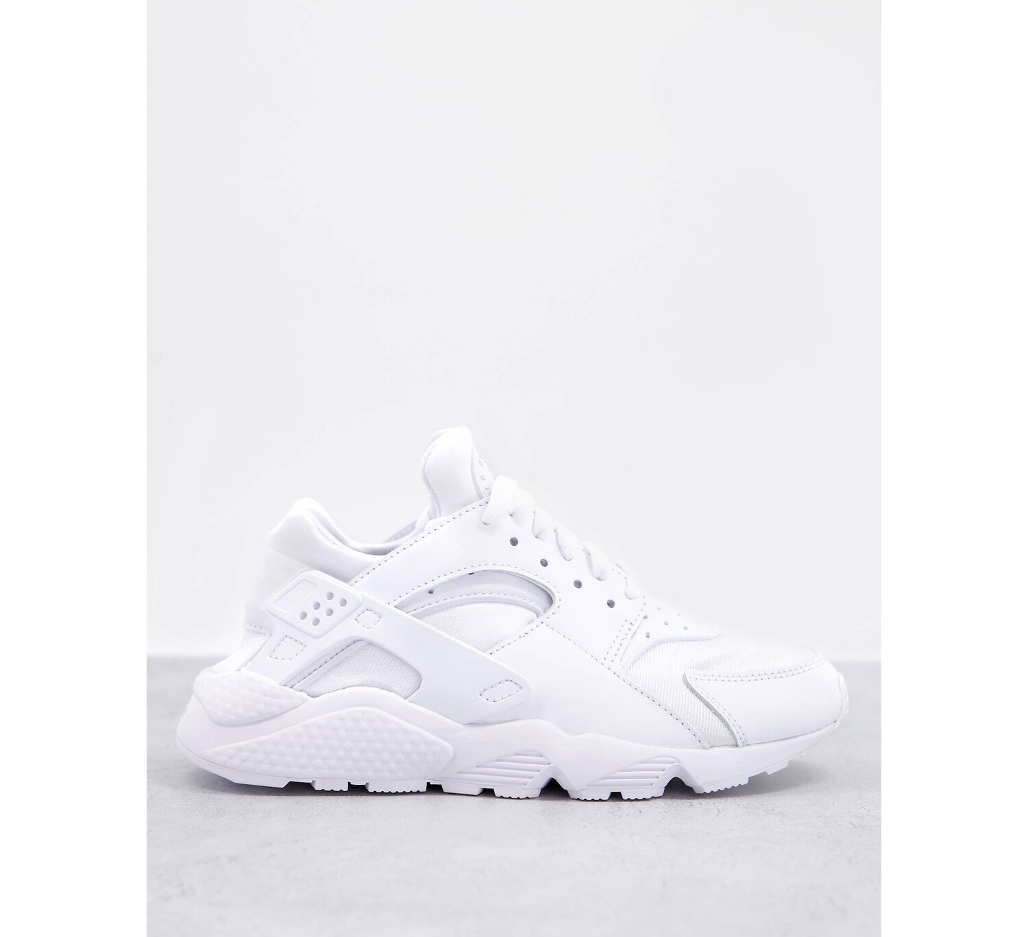 

Кроссовки Nike Air Huarache тройного белого цвета