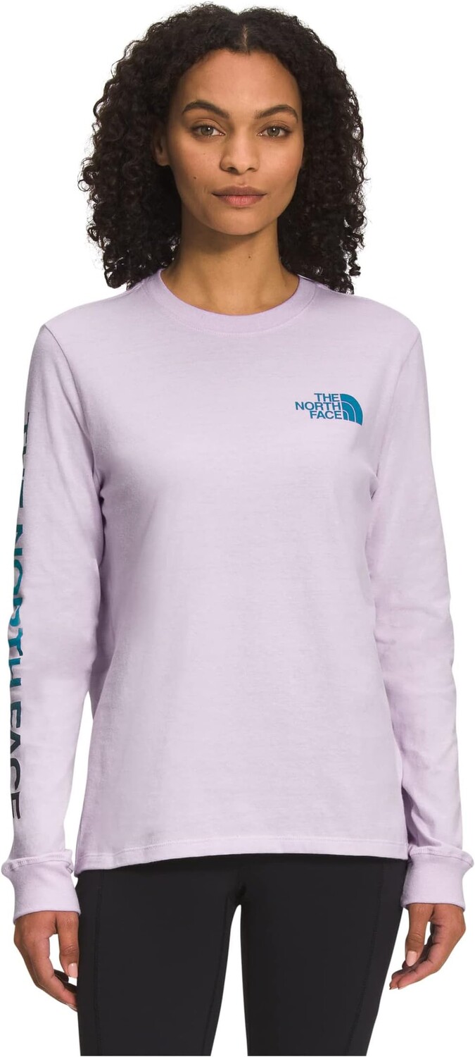 

Футболка с длинными рукавами Brand Proud The North Face, цвет Lavender Fog/Ombre Graphic