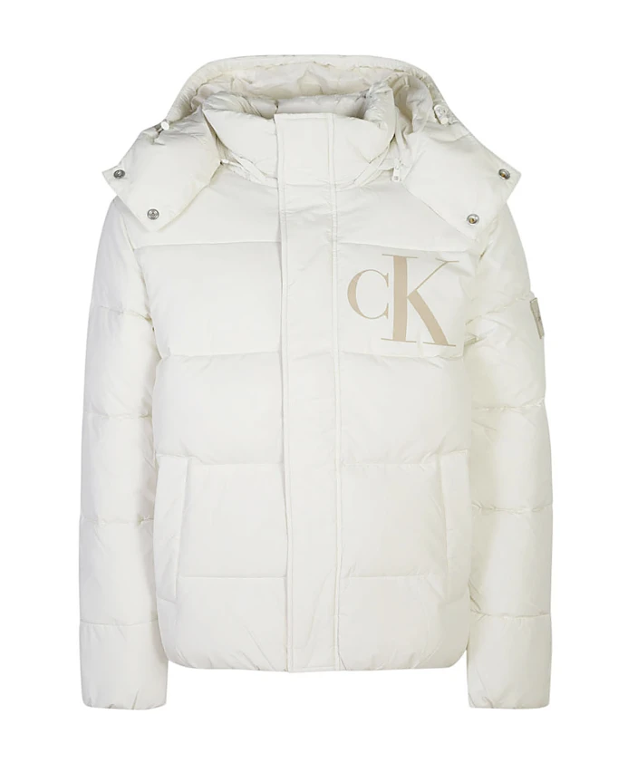 

Парка мужская зимняя куртка Calvin Klein Jeans, белый