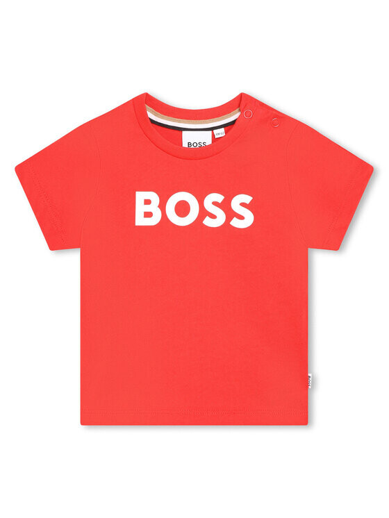 

Футболка стандартного кроя Boss, красный