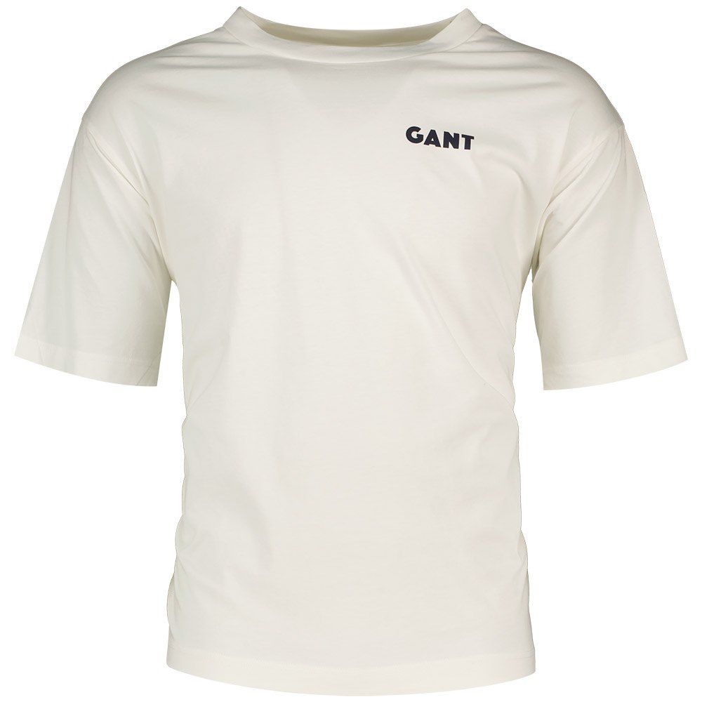 Футболка с коротким рукавом Gant Back Logo Graphic, белый