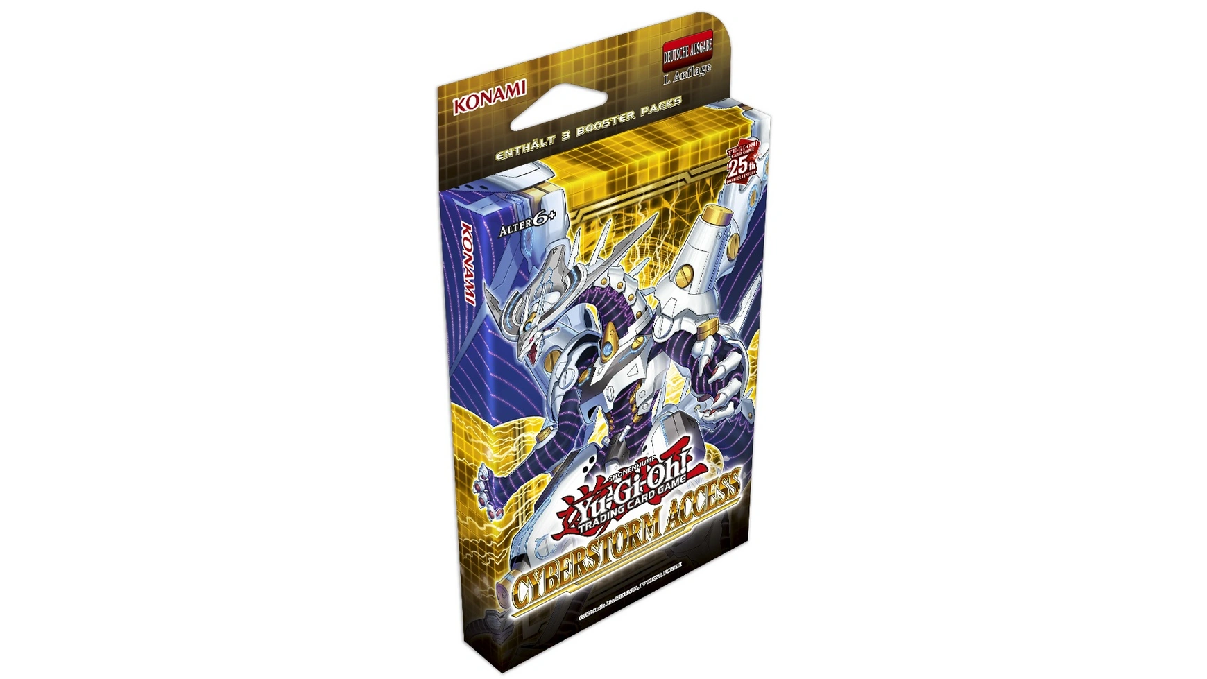 Коллекционная карточная игра Yu-Gi-Oh Cyberstorm Access Tuckbox Konami коллекционная карточная игра yu gi oh обложки для карт gold pride carrie s crew konami