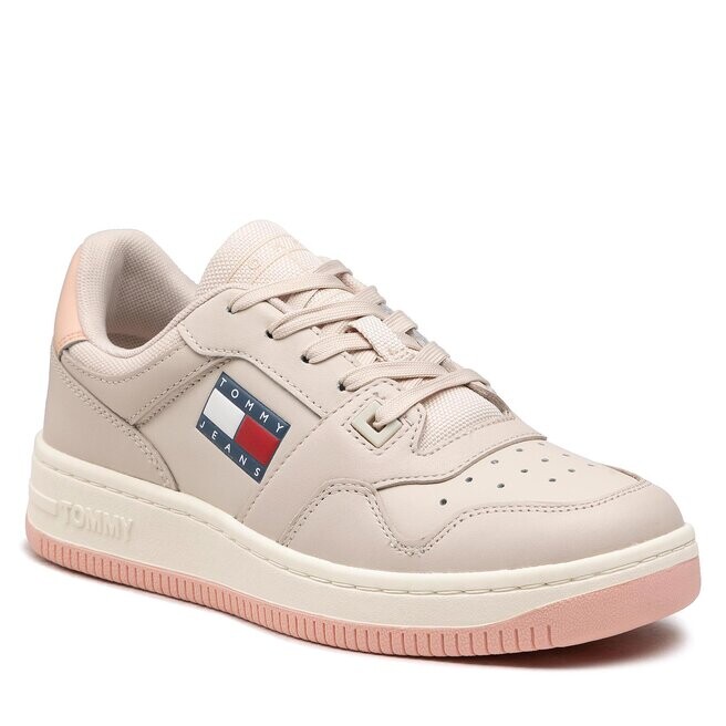 

Кроссовки Tommy Jeans RetroBasket Wmn, бежевый