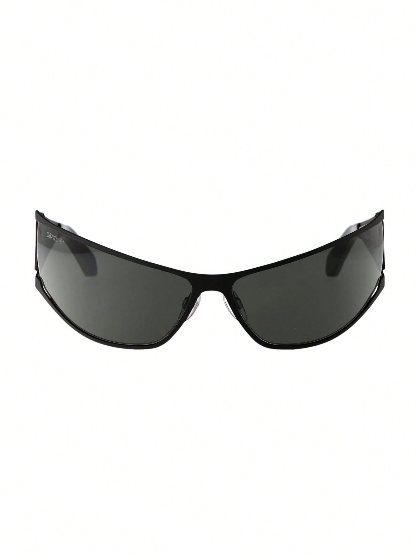 черные солнцезащитные очки на клипсе off white цвет black dark grey Мужские солнцезащитные очки Off-White ЧЕРНЫЕ OERI102F23MET0011007, черный