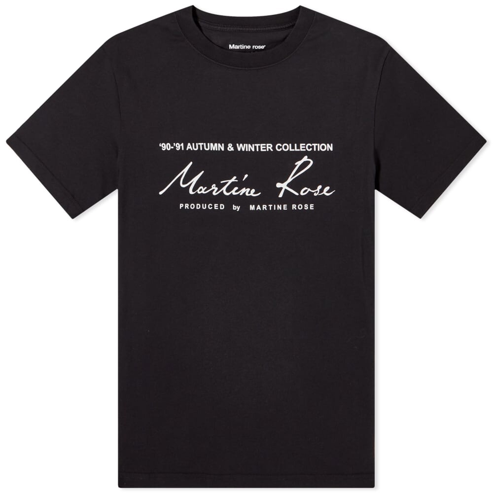 

Классическая футболка с логотипом Martine Rose, черный