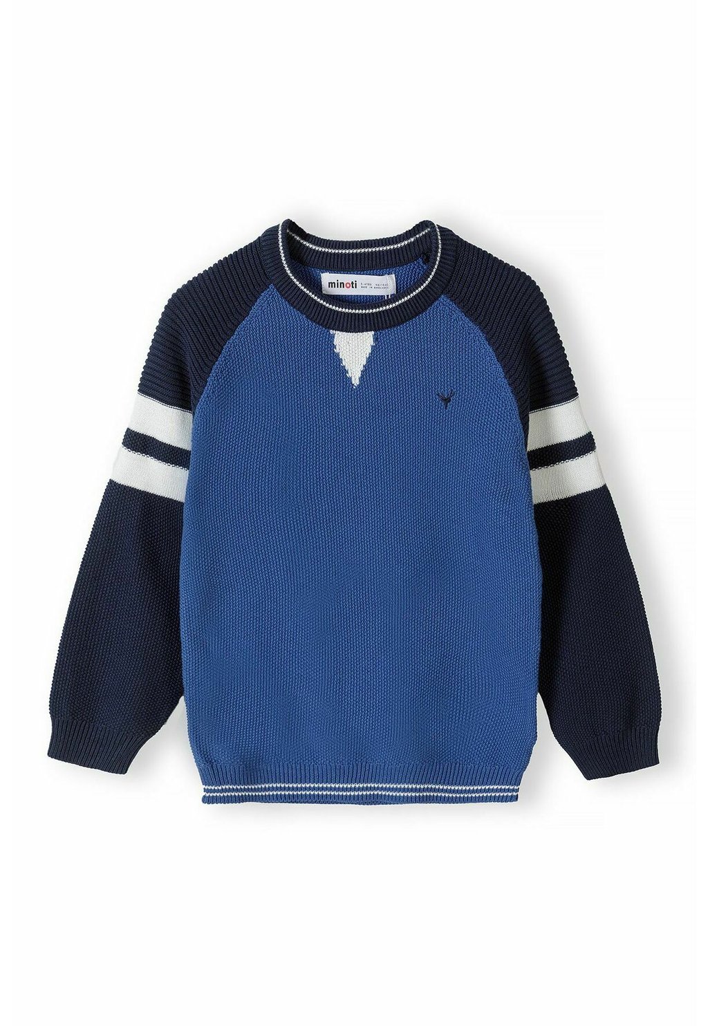 Вязаный свитер CREW NECK MINOTI, цвет blue navy вязаный свитер round neck falconeri цвет blue navy