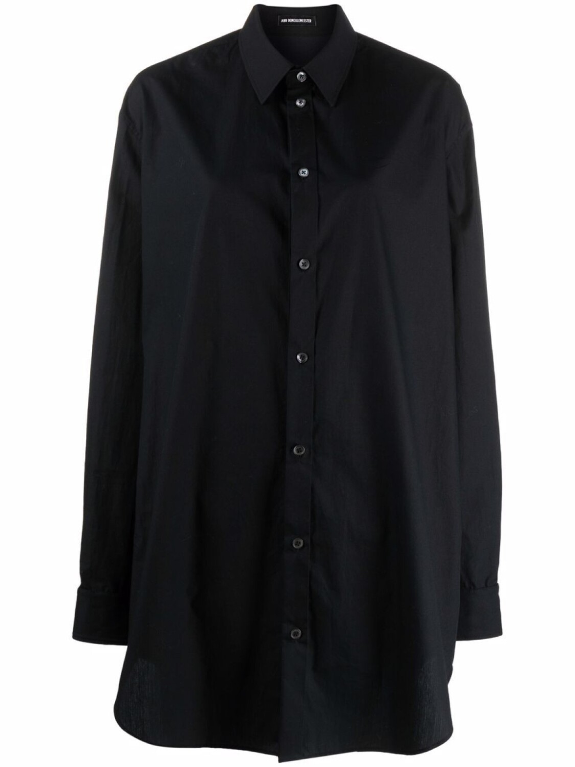 

Рубашка оверсайз на пуговицах Ann Demeulemeester, черный