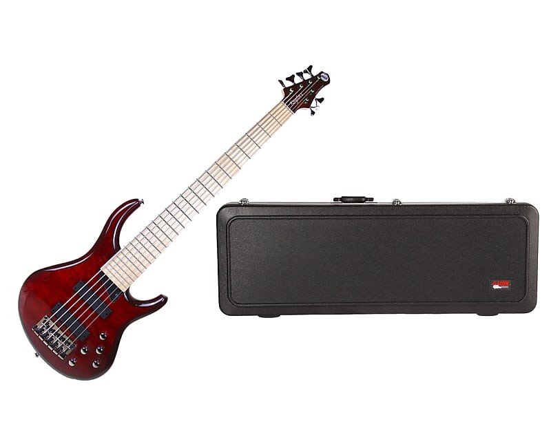 

Басс гитара MTD Kingston Z6 - Trans Cherry w/ Maple FB + Gator Hard Case