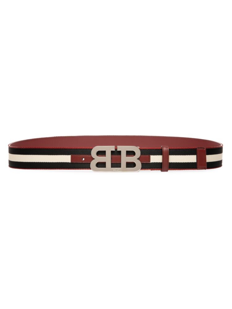 

Двусторонний ремень B с зеркалом Bally, цвет Black Beige