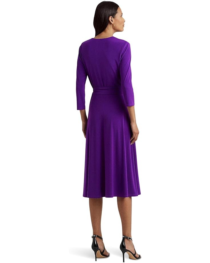 

Платье LAUREN Ralph Lauren Surplice Jersey Dress, цвет Purple Agate