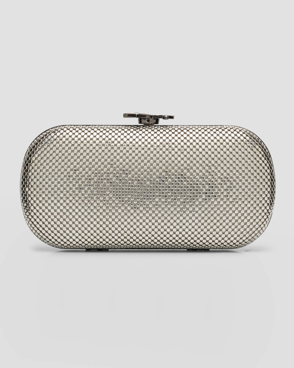 

Клатч Marilyn Embellished Minaudiere Whiting & Davis, цвет Pewter