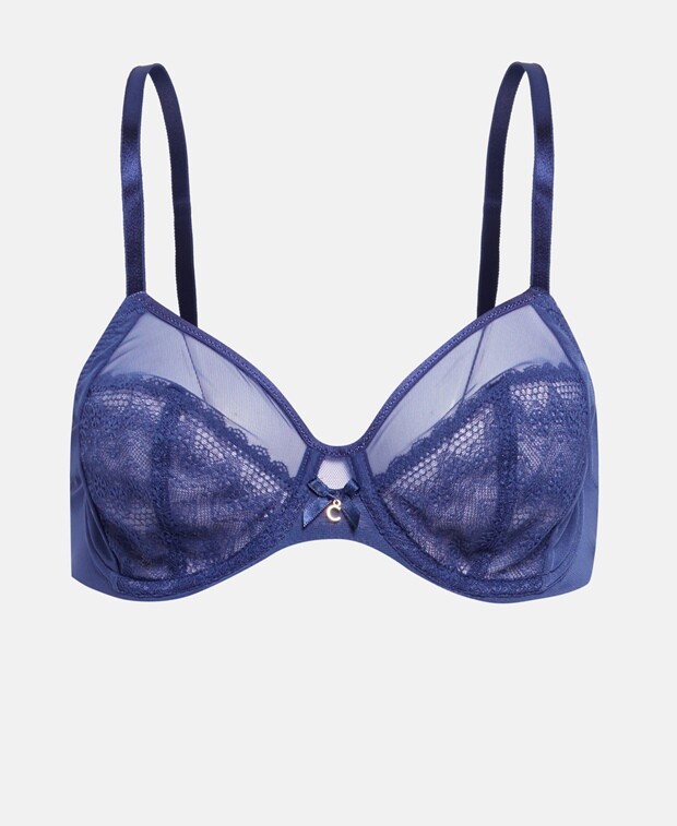 

Бюстгальтер на косточках, чашка B. Chantelle, цвет Royal Blue