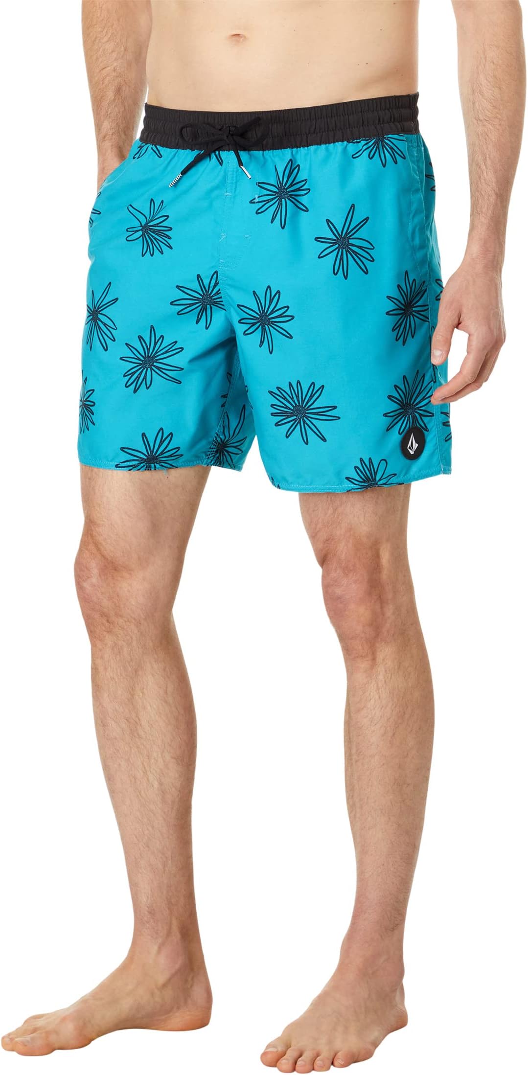 

Плавки Volcom Polly Pack 17" Trunks, цвет Electric Blue