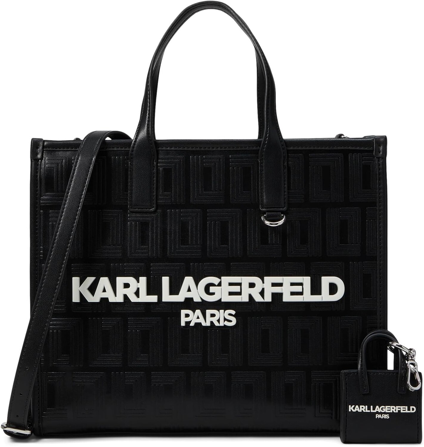 

Сумка-тоут в стиле модерн Karl Lagerfeld Paris, цвет Deb Camo Black