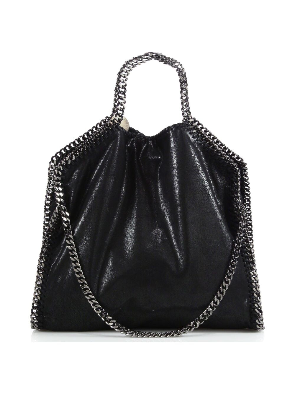 

Сумка-тоут Falabella с тремя цепочками Stella McCartney, черный