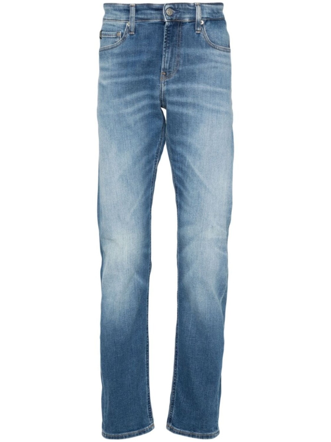 

Calvin Klein Jeans выцветшие узкие джинсы, синий