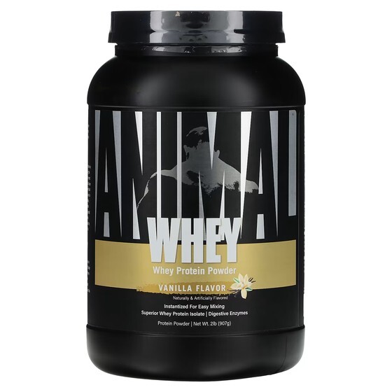 

Протеиновый порошок Universal Nutrition Animal Whey Protein Powder ваниль, 907г