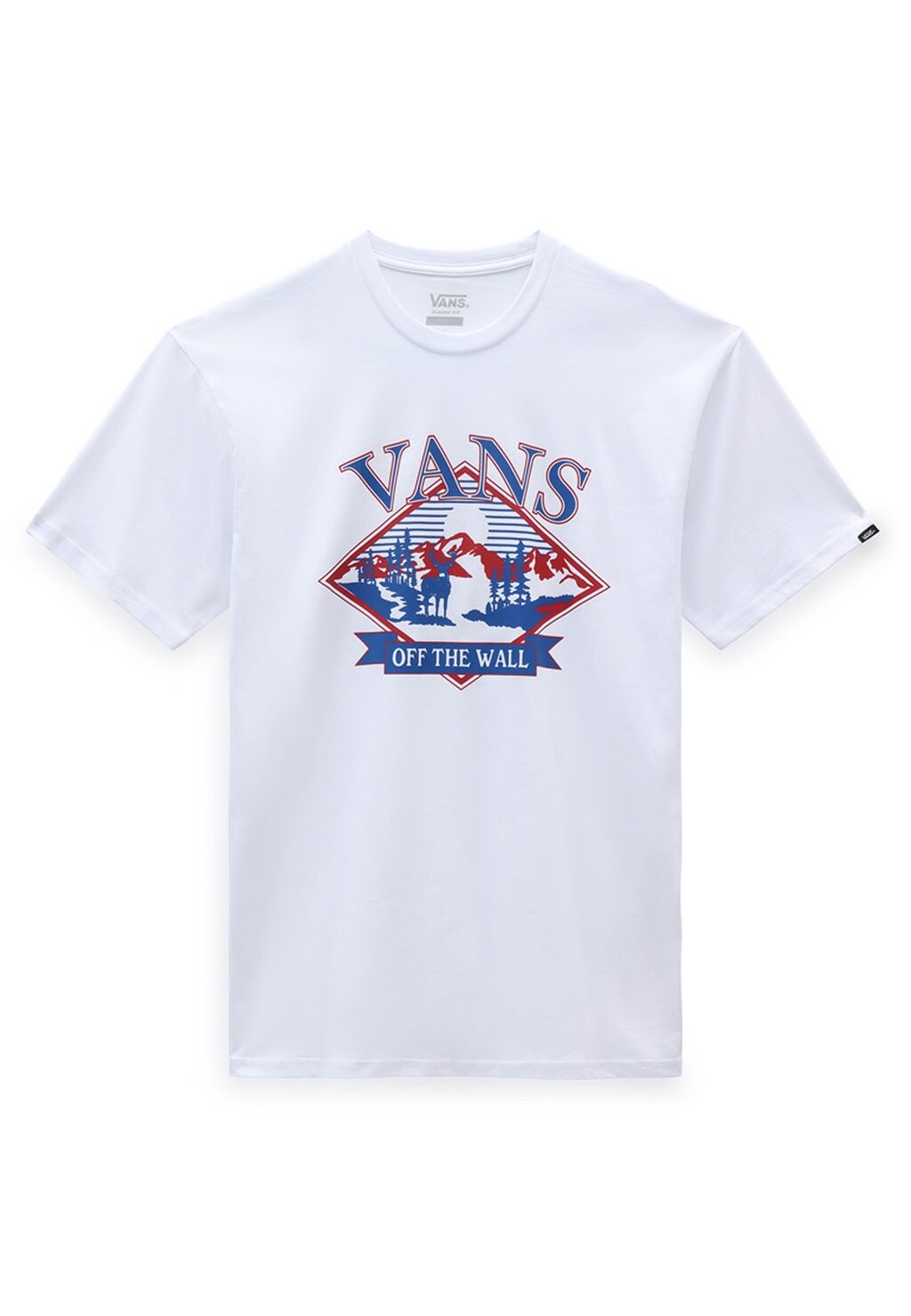 

Футболка с принтом Mountain Scenic Ss Vans, белый