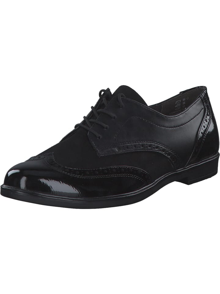 

Элегантные туфли на шнуровке Jana Shoes, черный