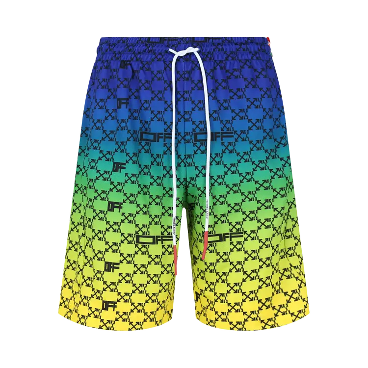 

Шорты Off-White Athl Monogram 'Multicolor/Black', разноцветный