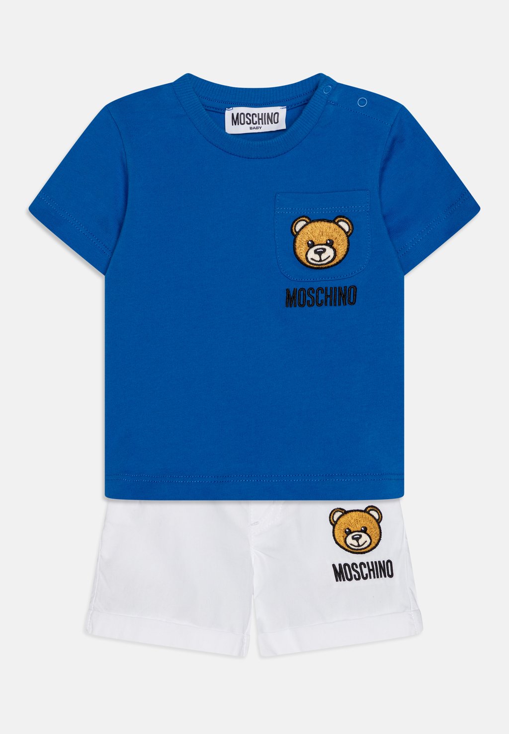 

Шорты BABY UNISEX SET MOSCHINO, цвет victoria blue