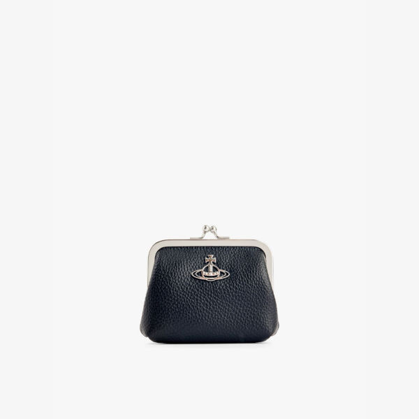 

Кошелек для монет из искусственной кожи с каркасом Vivienne Westwood, черный