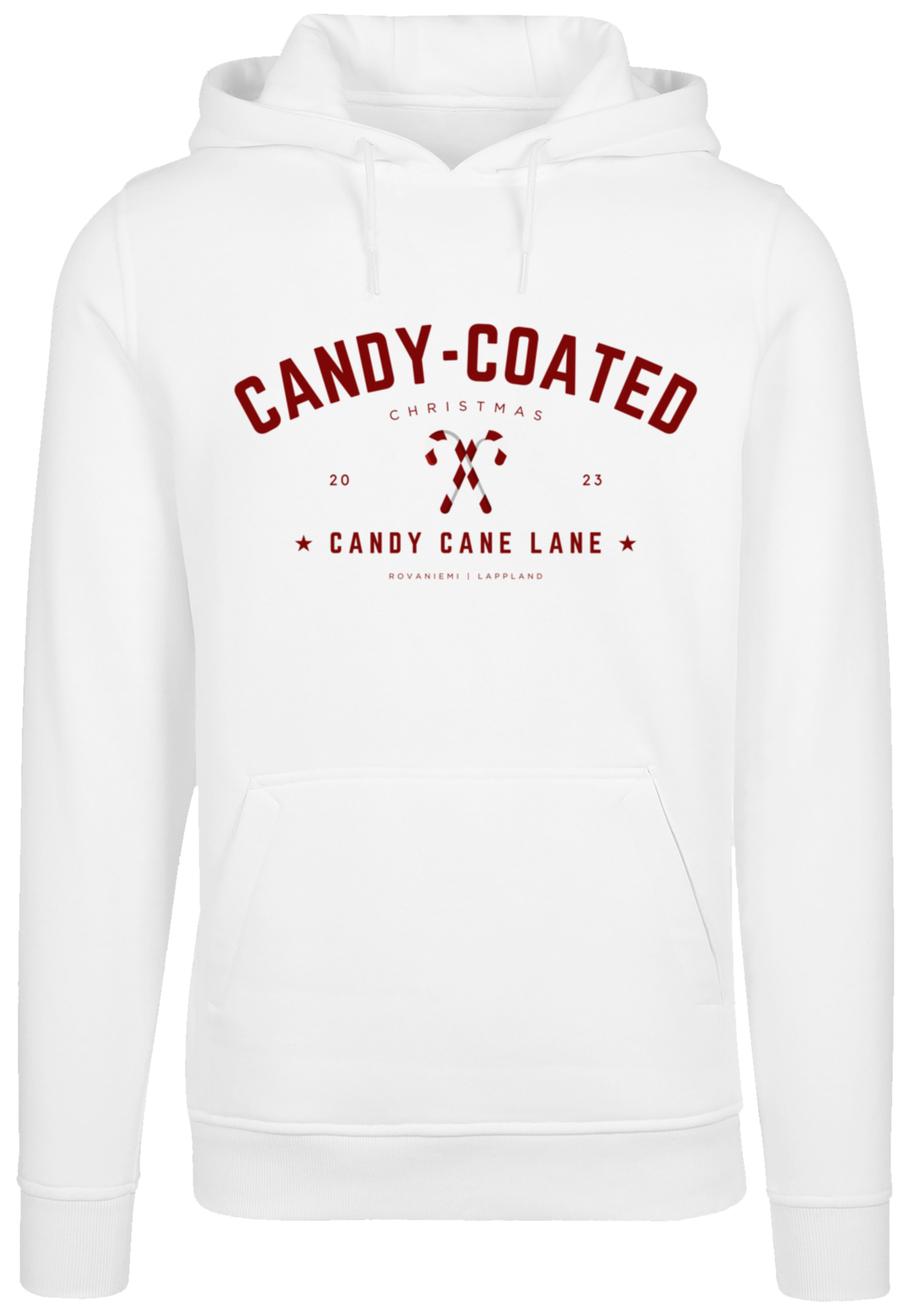 Пуловер F4NT4STIC Hoodie Weihnachten Candy Coated Christmas, белый