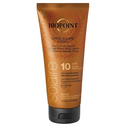 

Солнцезащитный лосьон для тела Spf 10, 200 мл, Biopoint