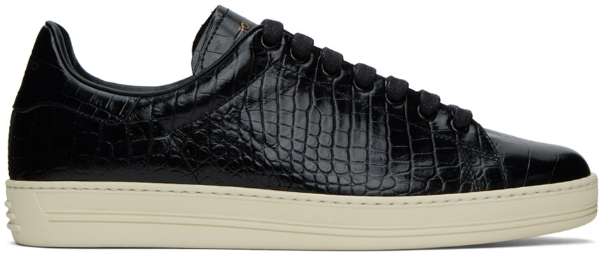 

Черные кроссовки Croc Warwick с принтом Tom Ford