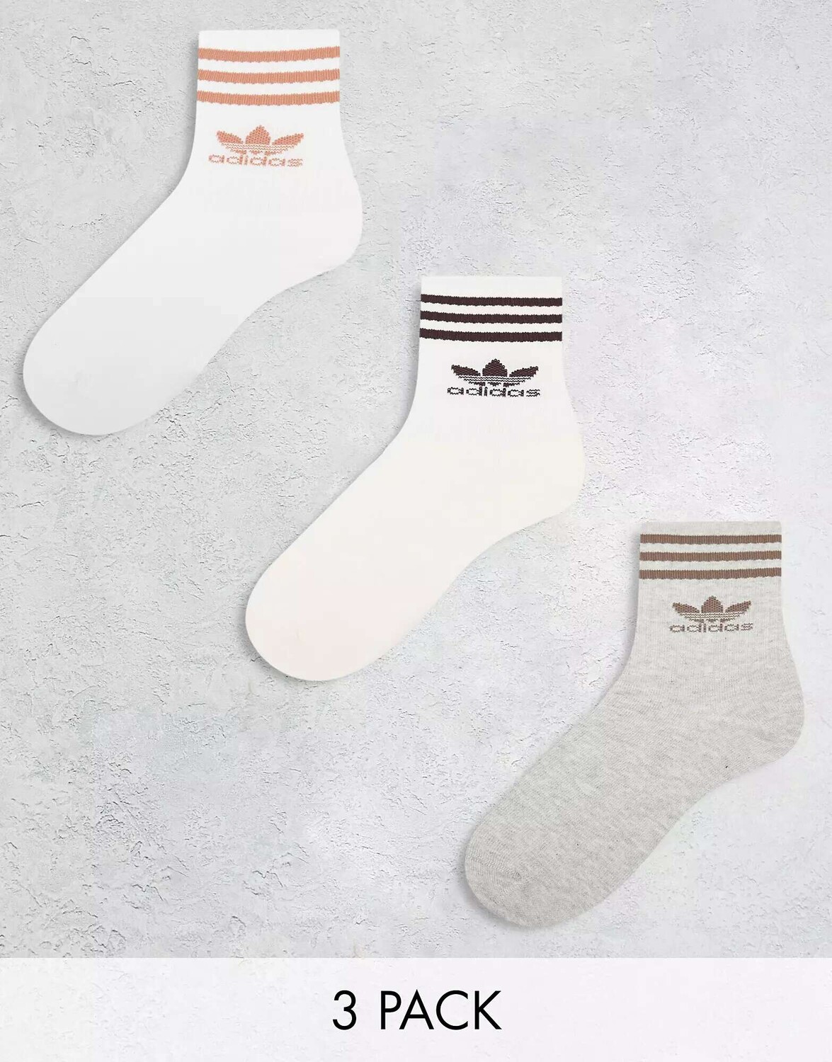 

Носки среднего кроя adidas Originals нейтральных тонов