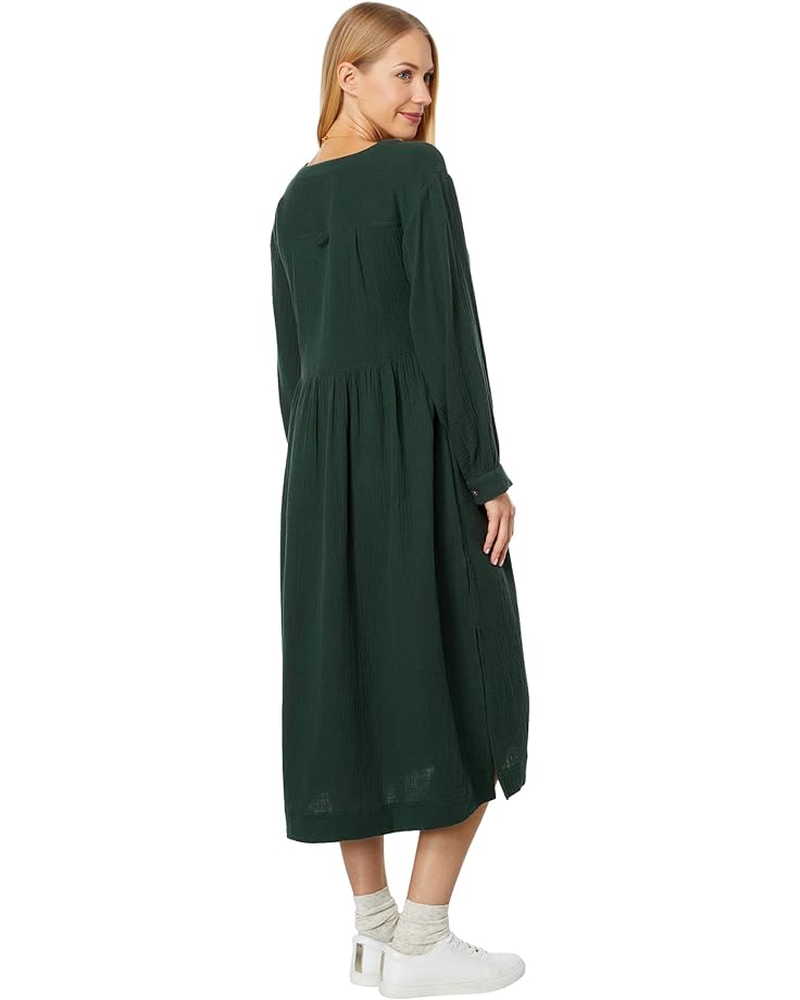 цена Платье Madewell Lightspun Button-Front Midi Dress, цвет Dark Palm
