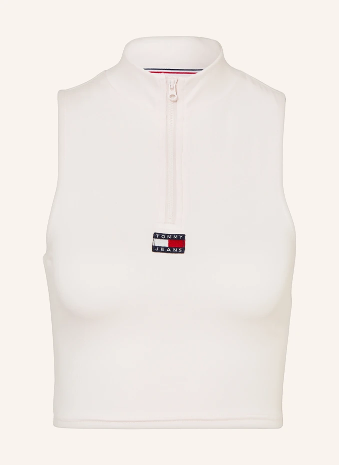 

Укороченный топ Tommy Jeans, розовый