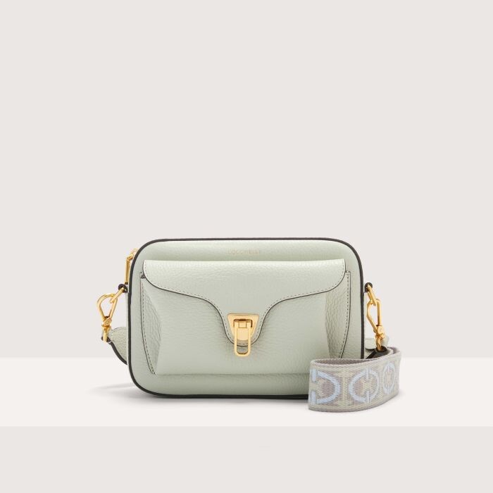 

Сумка через плечо из зерненой кожи Coccinelle BEAT SOFT RIBBON SMALL, зеленый