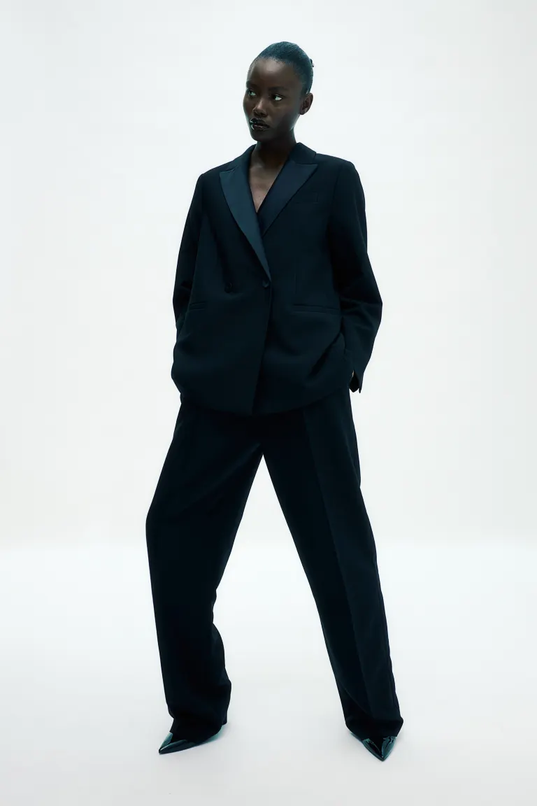 

Брюки-смокинги H&M, черный