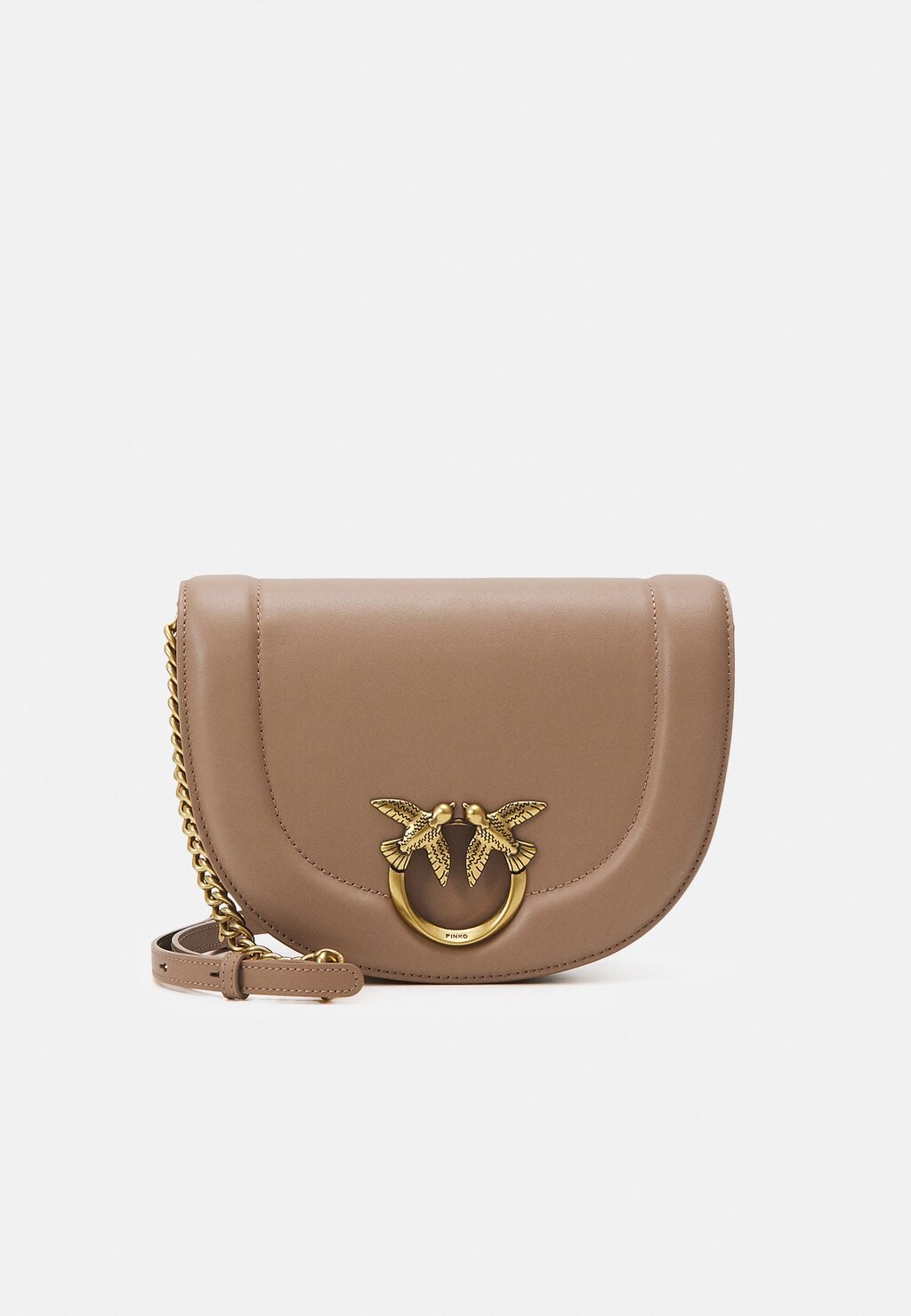 

Сумка Pinko ROUND CLICK CLASSIC, цвет biscotto zenzero/antique gold coloured