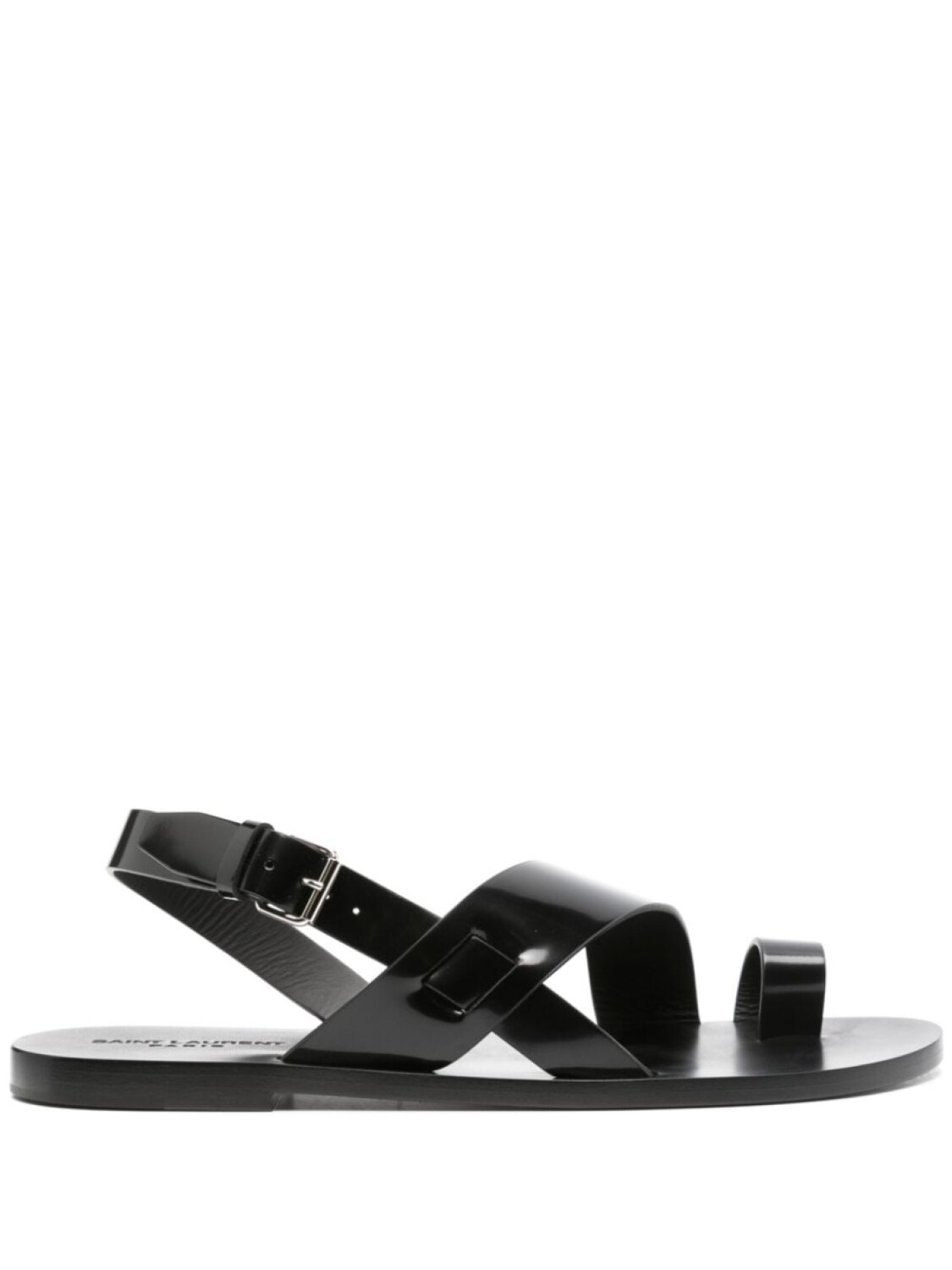 

Saint Laurent сандалии Jacob с Т-образным ремешком, черный