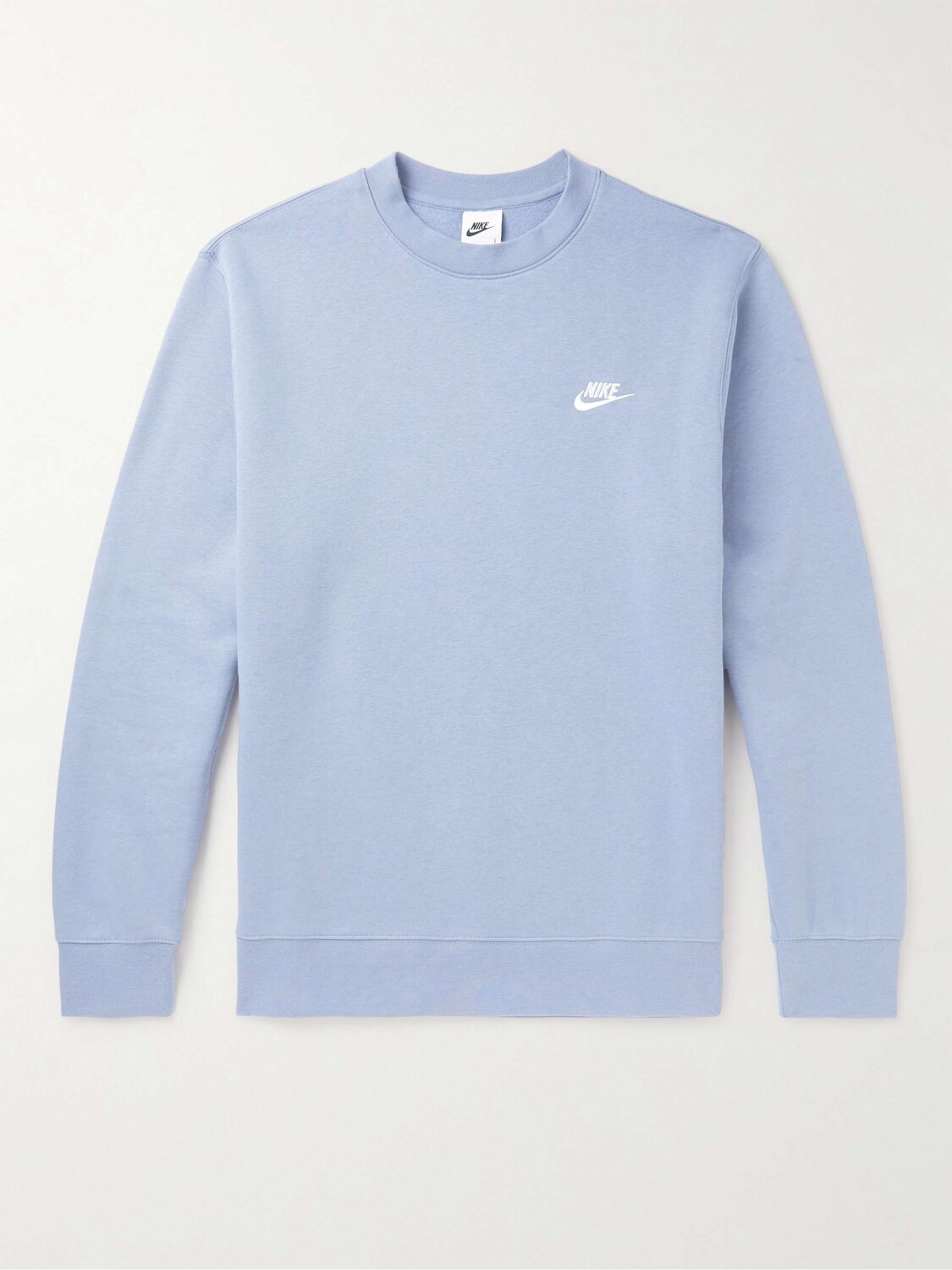 

Толстовка из хлопкового джерси с вышитым логотипом NSW Club NIKE, синий