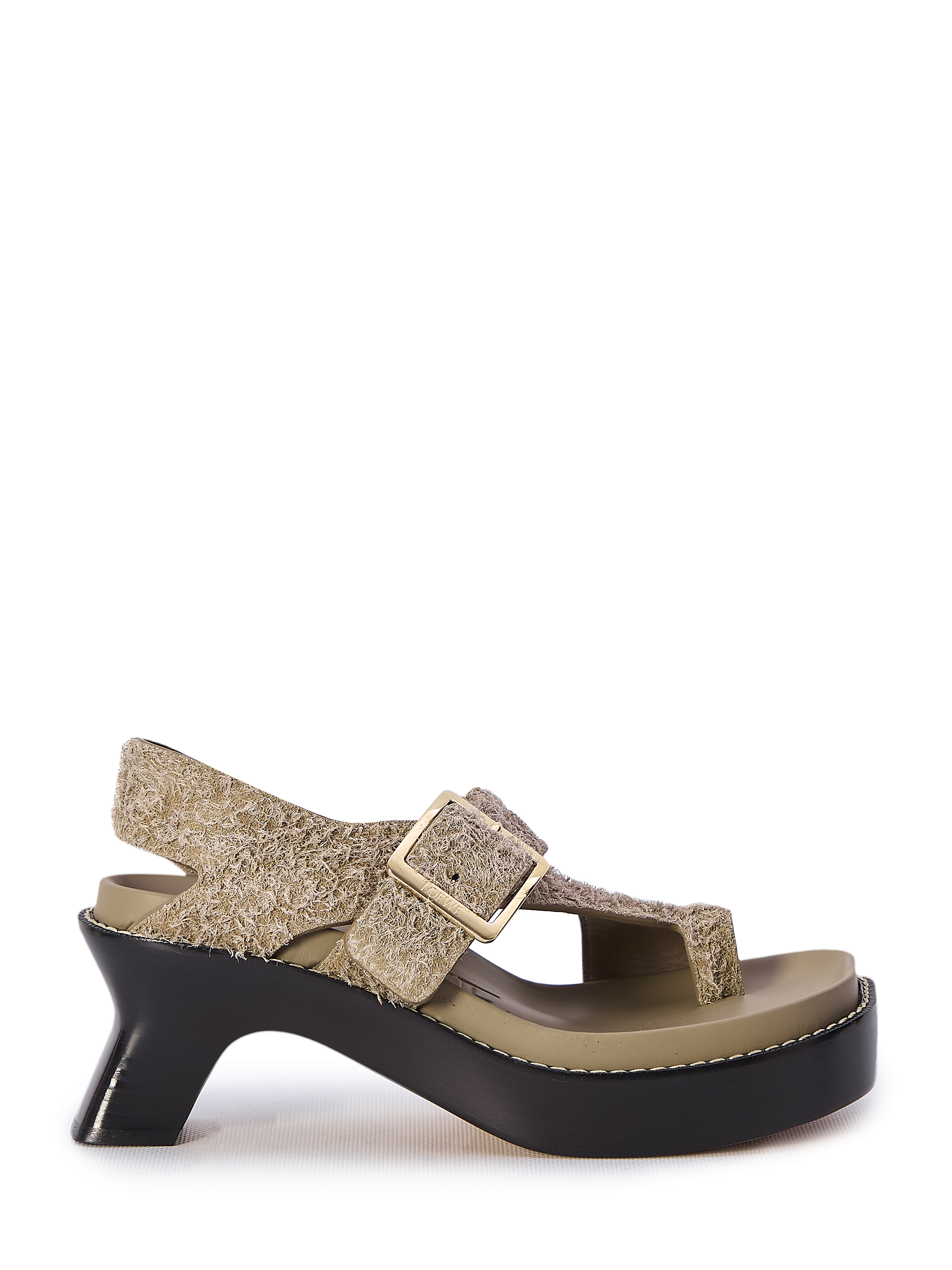 Сандалии Loewe Ease heel, зеленый